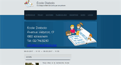 Desktop Screenshot of ecolediabolo.be