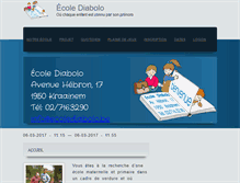 Tablet Screenshot of ecolediabolo.be